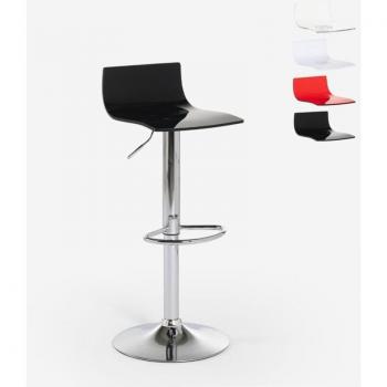 AHD Schwarz Transparenter Hocker