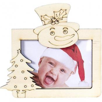 Accessoire de décoration de table en bois pour Noël