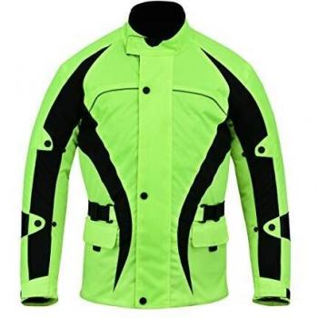 Bulls Men's Motorcycle Jacket with CE Armor and Waterproof Coating