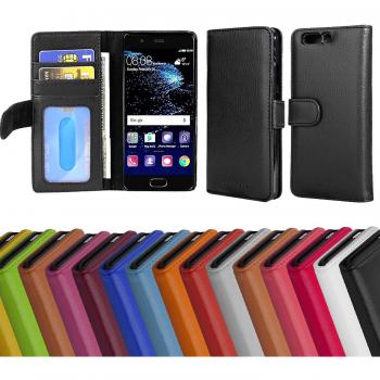 Custodia Wallet Smartphone Huawei P10 Nero Magnetica