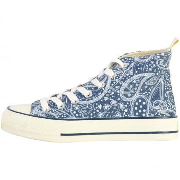 Victoria Zapatillas Altas Estampado Paisley Azul