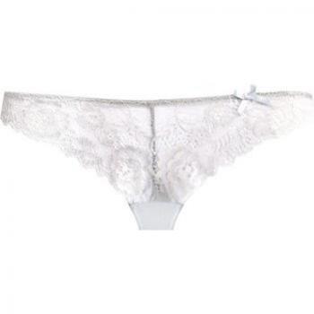 Lascana Esperia String Tanga Plata Mujer