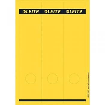 Étiquettes de couverture pour classeurs Leitz, jaune, 16870015