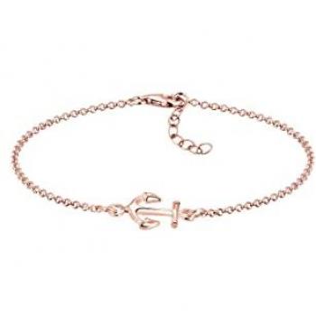 Bracciale in Argento 925 con Design di Ancora per Donna