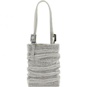 Benedetta Bruzziches Lollo La Petite Mini Bag in Silver