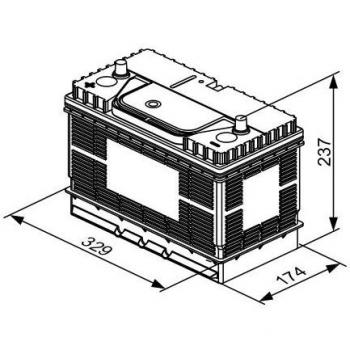 BOSCH 0 092 T30 500 12V Batterie