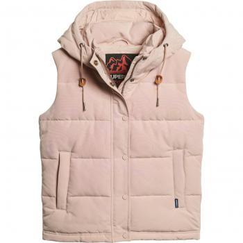Chaqueta Puffer Everest rosa para mujer de Superdry