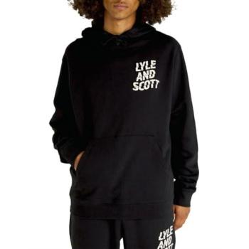 Men's Ripple Logo Hoodie (Black) – Lyle & Scott, Size M