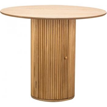 Ronde de table Nordlys 4 chairs pin massif Marron