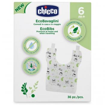 CHICCO BAVAGLINI MONOUSO COMPOSTABILI 36 PEZZI