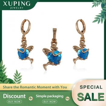Bijoux Sublime Xuping – Ensemble Pendentifs Or Femmes