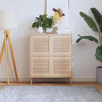VidaXL Puerta de armario de lamas 4 uds madera de pino 39,5x39,4 cm