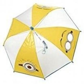 MINIONS-PER75035 Paraguas Minions Burbuja Manual, Multicolor, 42cm