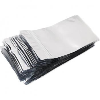 50 Pcs 8.5x14cm Resealable Mylar Bags with Clear Front