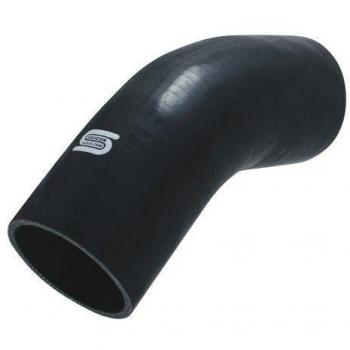 Réducteur silicone noir 45°, Ø32 mm