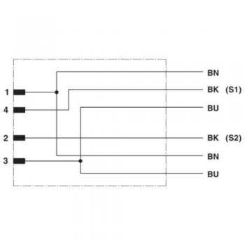 SAC‑3P‑Y/2X M12 Connector Patch – 3 m Length