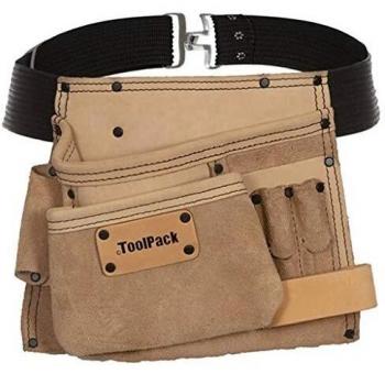 Toolpack Ceinture à outils professionnelle pochette simple Elite beige