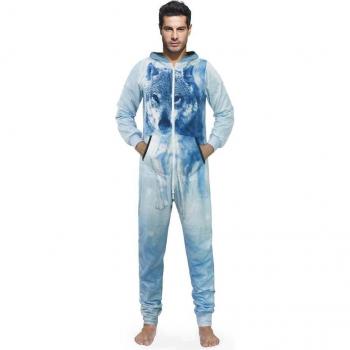 Onesie Cómodo Lobo para Hombres