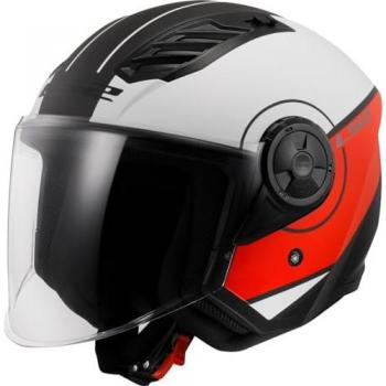 Jethelm LS2 OF616 Airflow II Weiss Rot M
