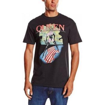 T-shirt Queen unisex nera per adulti
