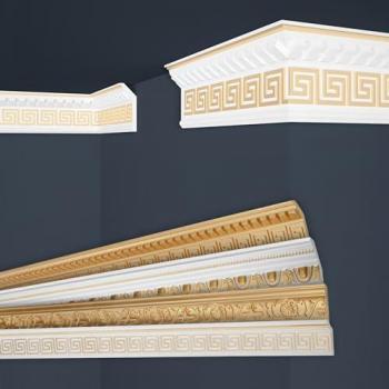 Goldene Stuckleisten aus EPS Styropor, Marbet Serie B, 20 Meter Sparpaket