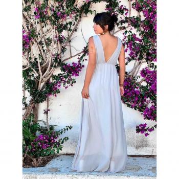 Robe Marina Gris – Mariquita Paisible