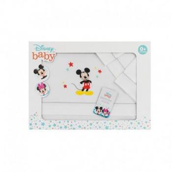 Tríptico de cuna Mickey Geo 100% Algodón