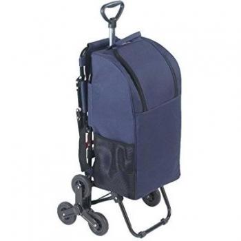 WENKO Trolley‑Rucksack 35 l – Sitz, Treppensteiger