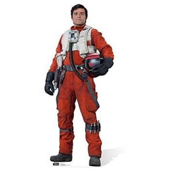 Offizieller Star Cutouts Pappfigur Poe Dameron – Star‑Wars Oscar Issac TFA (181 x 79 x 181 cm)