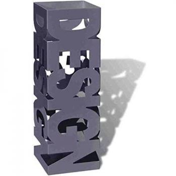 VidaXL Modern White Umbrella Stand 48.5 cm