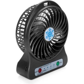 USB Mini Fan with LED Light