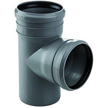 Raccordo a T con guarnizione Wavin Braga R50 87°