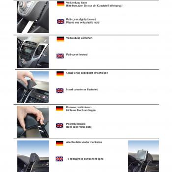 KUDA 241415 Navigationseinheit – schwarzer Kunstleder-Topf