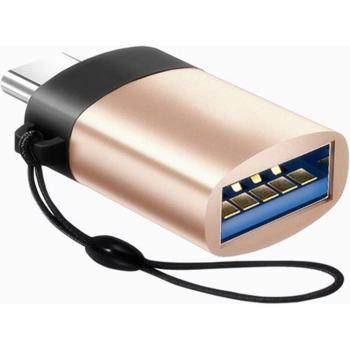 Adaptador de Aluminio USB-C a USB 3.0 Hembra