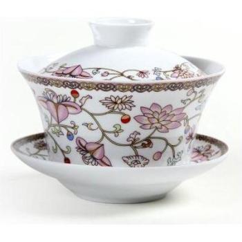Bol à Thé Jingdezhen en Porcelaine Bleue et Blanche