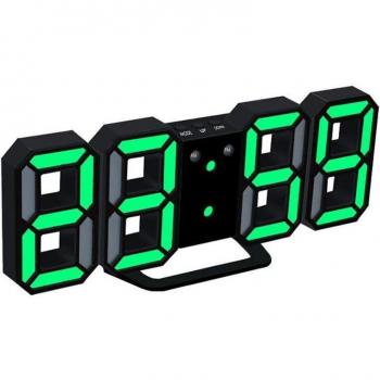 Designwanduhr: 3D LED-Anzeige und Temperaturmessung
