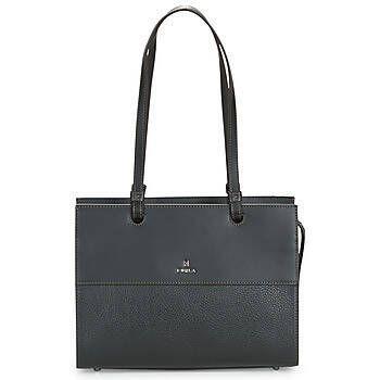 Furla Varsity Stijl Dames Schoudertas Medium Zwart