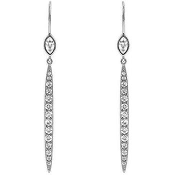 Boucles d'oreilles en or blanc 14k pour femme Adore