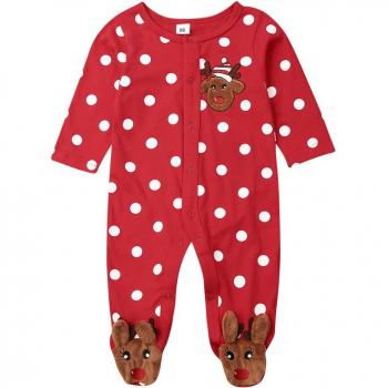 Unité Festive Noël Elk Baby Barboteuse 0-18 Mois