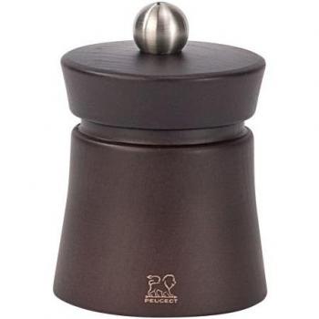 Baya Manual Wooden Pepper Mill in Chocolate, 8cm
