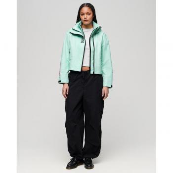 Superdry Giacca a vento ricamata SD, colore blu, taglia M, modello W5011655a