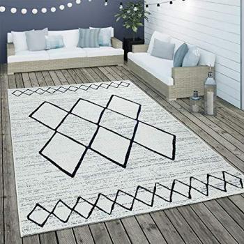 Tapis Design Intérieur et Extérieur Motif Géométrique 120x170 cm