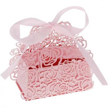 Caja romántica de galletas para bodas 12 Uds