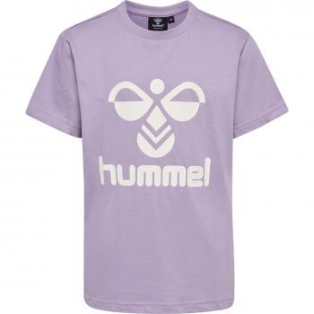 Hummel Barn hmlTRES T-shirt Korta Ärmar Lavendel Grå