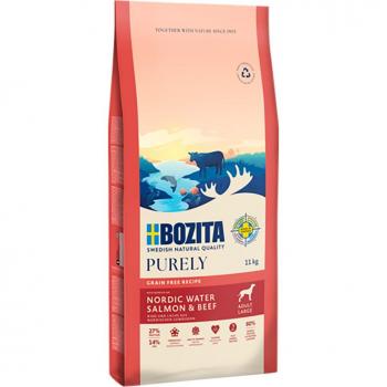 Bozita Alimentation Chiens Adultes Sans Céréales Saumon et Bœuf