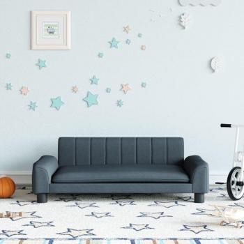 Canapé Pour Enfants Tissu Gris