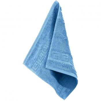 Cawö Noblesse 1001 Frottee Handtuch – Mittelblau, 30 × 30 cm