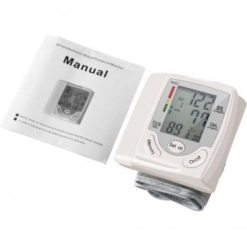 Medidor de Pulso de Muñeca con Pantalla LCD