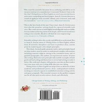 Anne E. Greene Writing Science in Plain English
