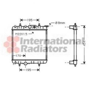 International Radiators Plus Engine Cooling Radiator